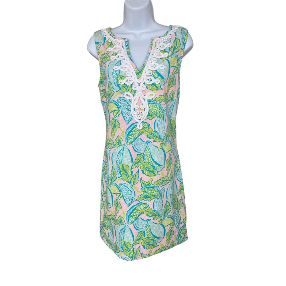 Lilly Pulitzer ‘urchin pink vitamin sea’ knit Harper shift dress Size Medium